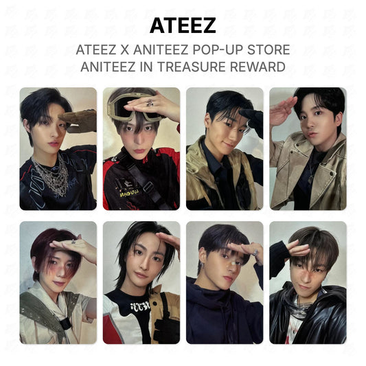 ATEEZ X ANITEEZ POP-UP STORE ANITEEZ IN TREASURE REWARD Official Photocard