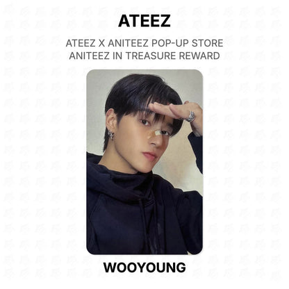 ATEEZ X ANITEEZ POP-UP STORE ANITEEZ IN TREASURE REWARD Official Photocard