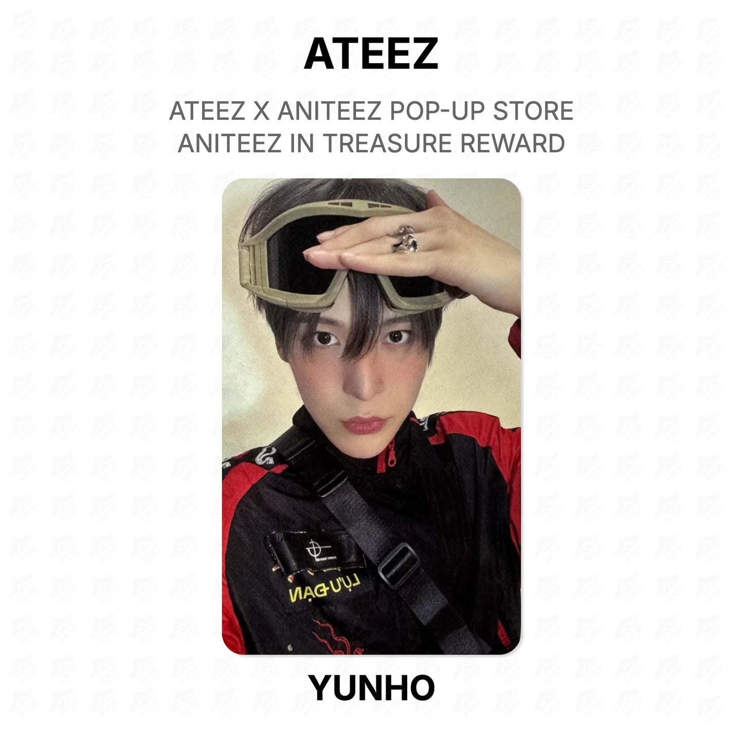 ATEEZ X ANITEEZ POP-UP STORE ANITEEZ IN TREASURE REWARD Official Photocard