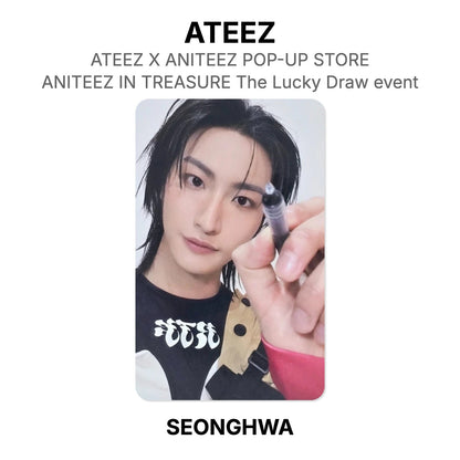 ATEEZ X ANITEEZ POP-UP STORE ANITEEZ IN TREASURE The Lucky Draw event Offizielle Photocard