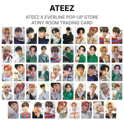 ATEEZ X EVERLINE POP-UP STORE ATINY ROOM TRADING CARD Official Photocard