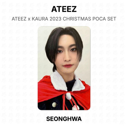 ATEEZ x KAURA 2023 CHRISTMAS POCA SET Official Photocard