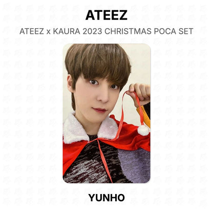 ATEEZ x KAURA 2023 CHRISTMAS POCA SET Official Photocard