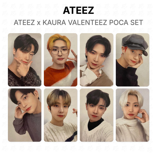 ATEEZ x KAURA VALENTEEZ POCA SET Official Photocard