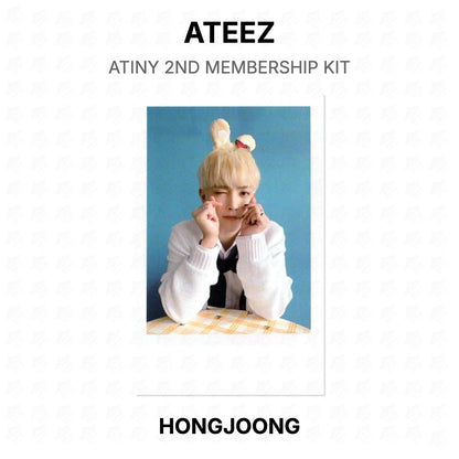 ATEEZ ATINY 2ND MEMBERSHIP KIT Official Photocard