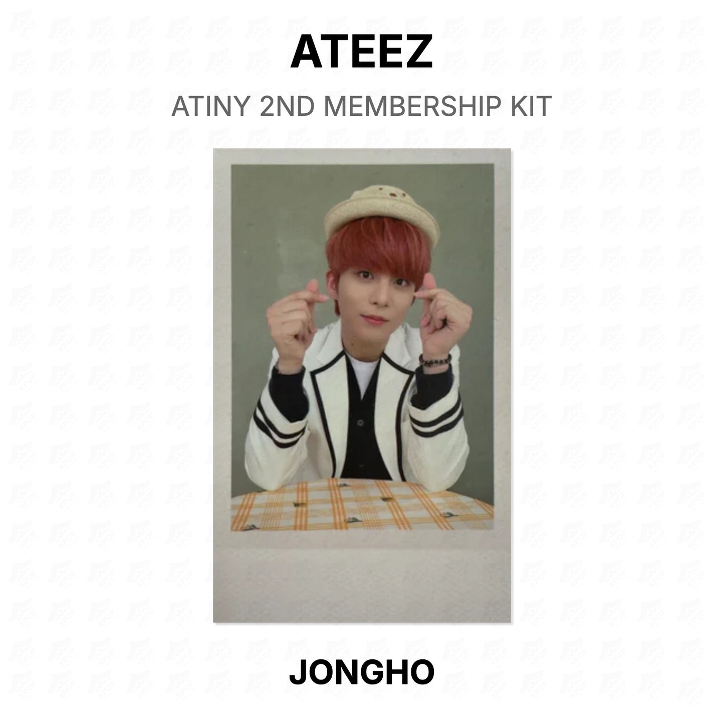 ATEEZ ATINY 2ND MEMBERSHIP KIT Official Photocard