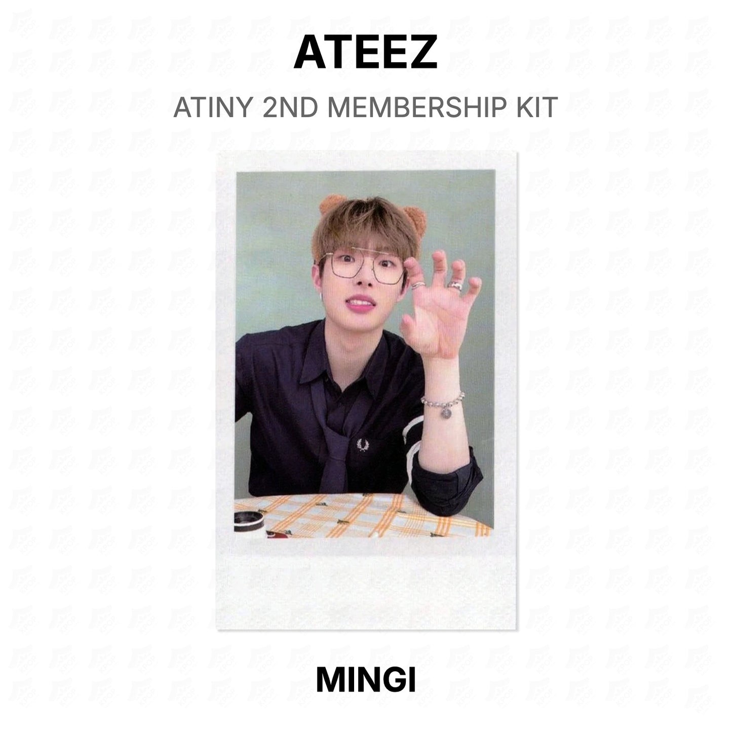 ATEEZ ATINY 2ND MEMBERSHIP KIT Official Photocard