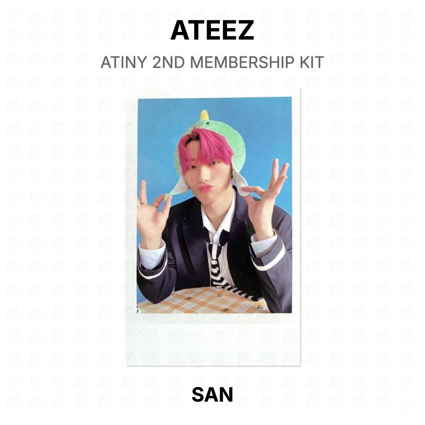 ATEEZ ATINY 2ND MEMBERSHIP KIT Official Photocard