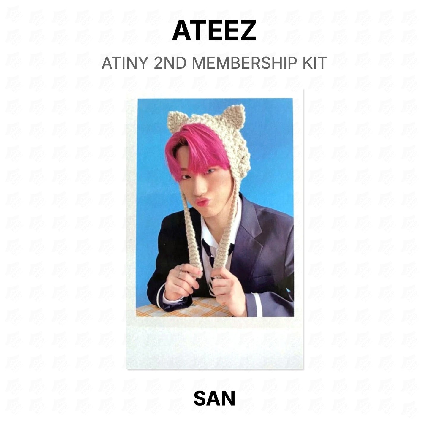 ATEEZ ATINY 2ND MEMBERSHIP KIT Official Photocard