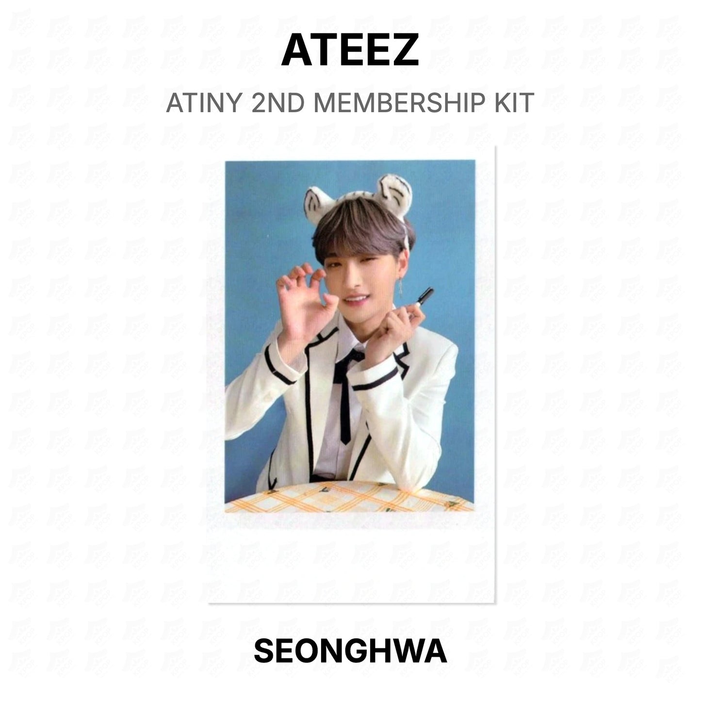 ATEEZ ATINY 2ND MEMBERSHIP KIT Official Photocard