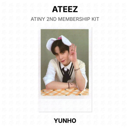 ATEEZ ATINY 2ND MEMBERSHIP KIT Official Photocard