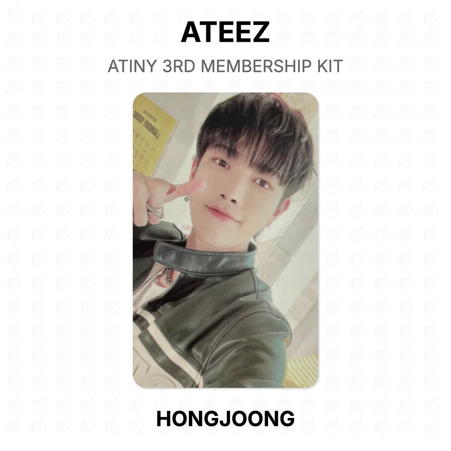 ATEEZ ATINY 3RD MEMBERSHIP KIT Official Photocard