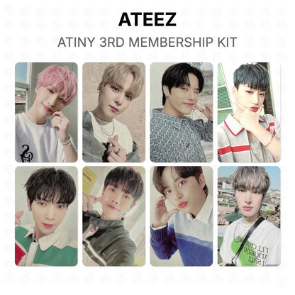 ATEEZ ATINY 3RD MEMBERSHIP KIT Official Photocard