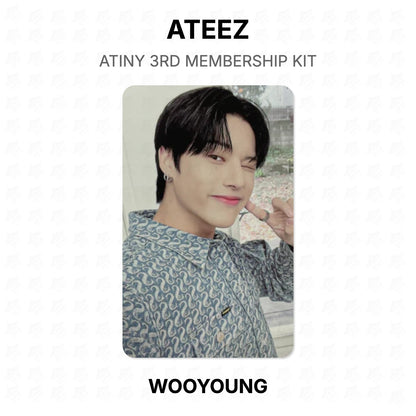 ATEEZ ATINY 3RD MEMBERSHIP KIT Official Photocard