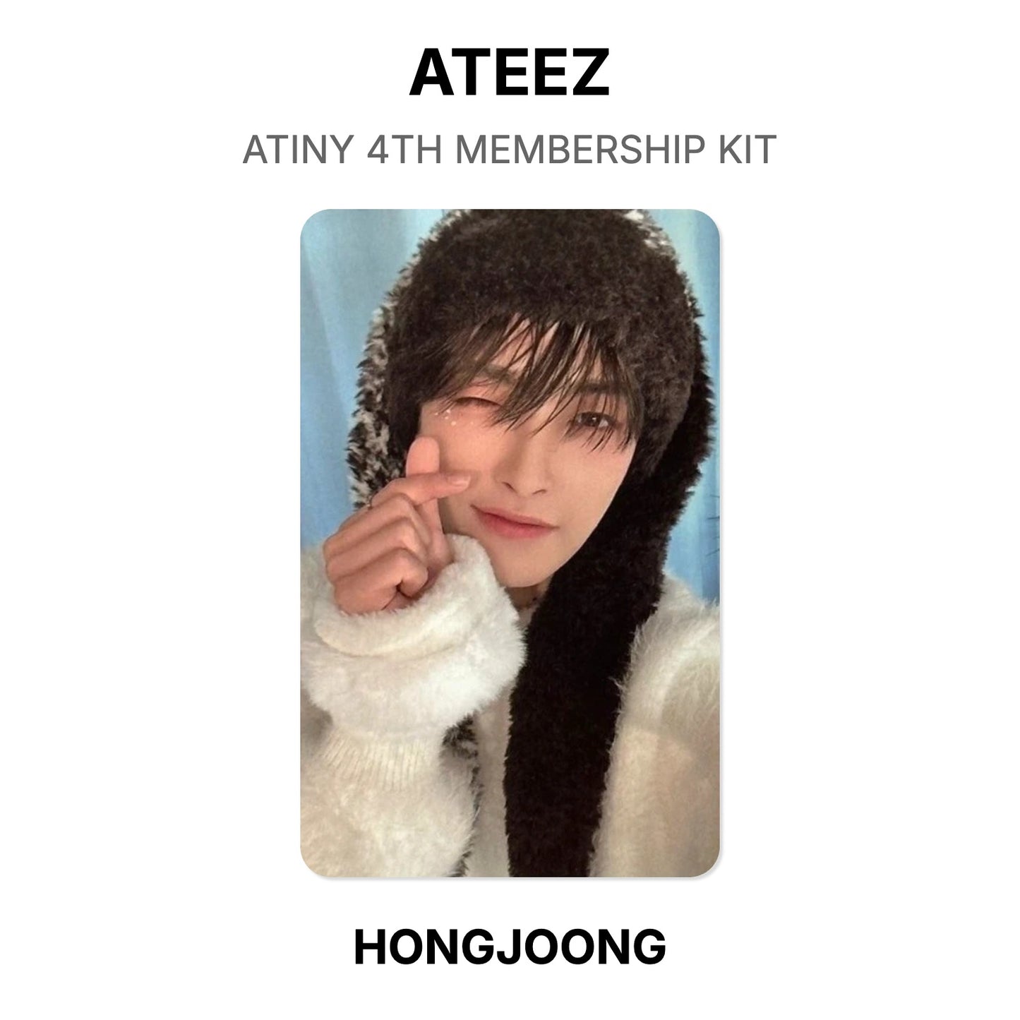 ATEEZ ATINY 4TH MEMBERSHIP KIT 官方小卡