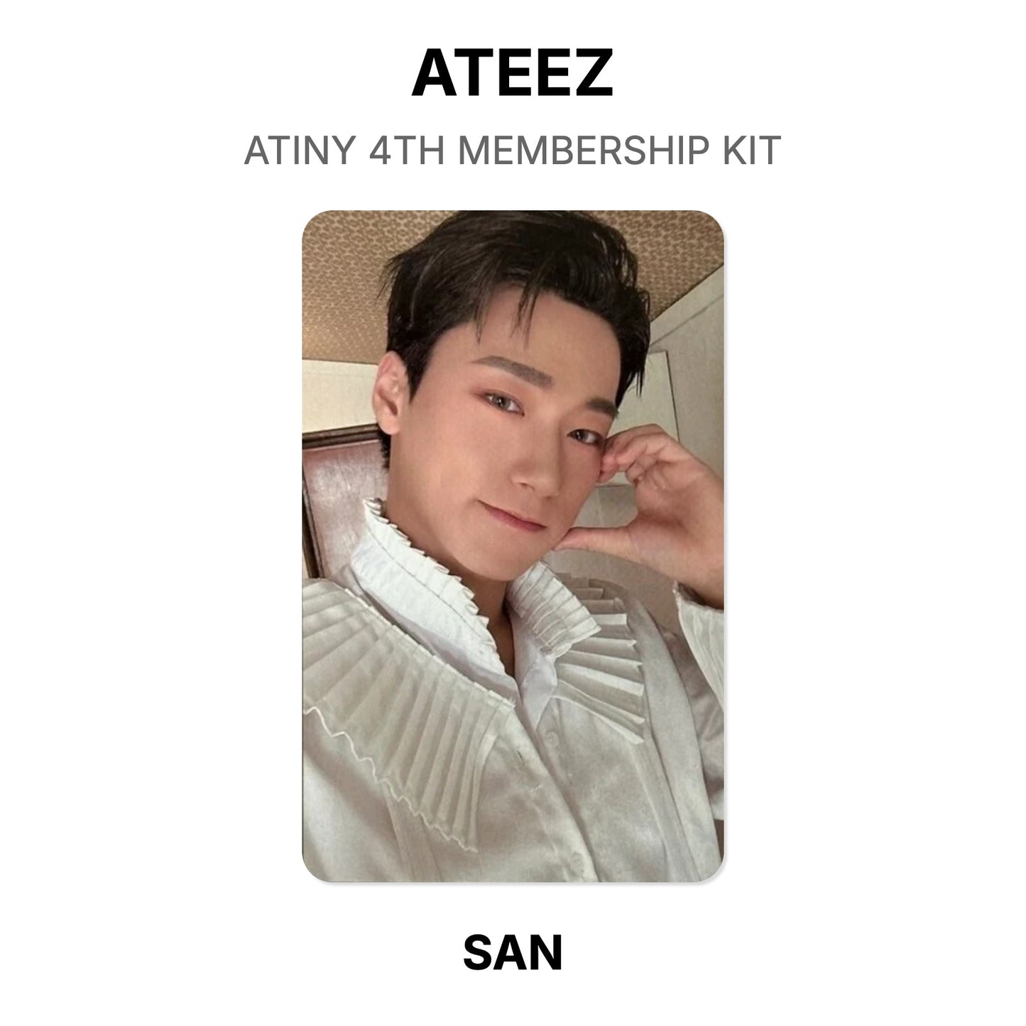 ATEEZ ATINY 4TH MEMBERSHIP KIT 官方小卡