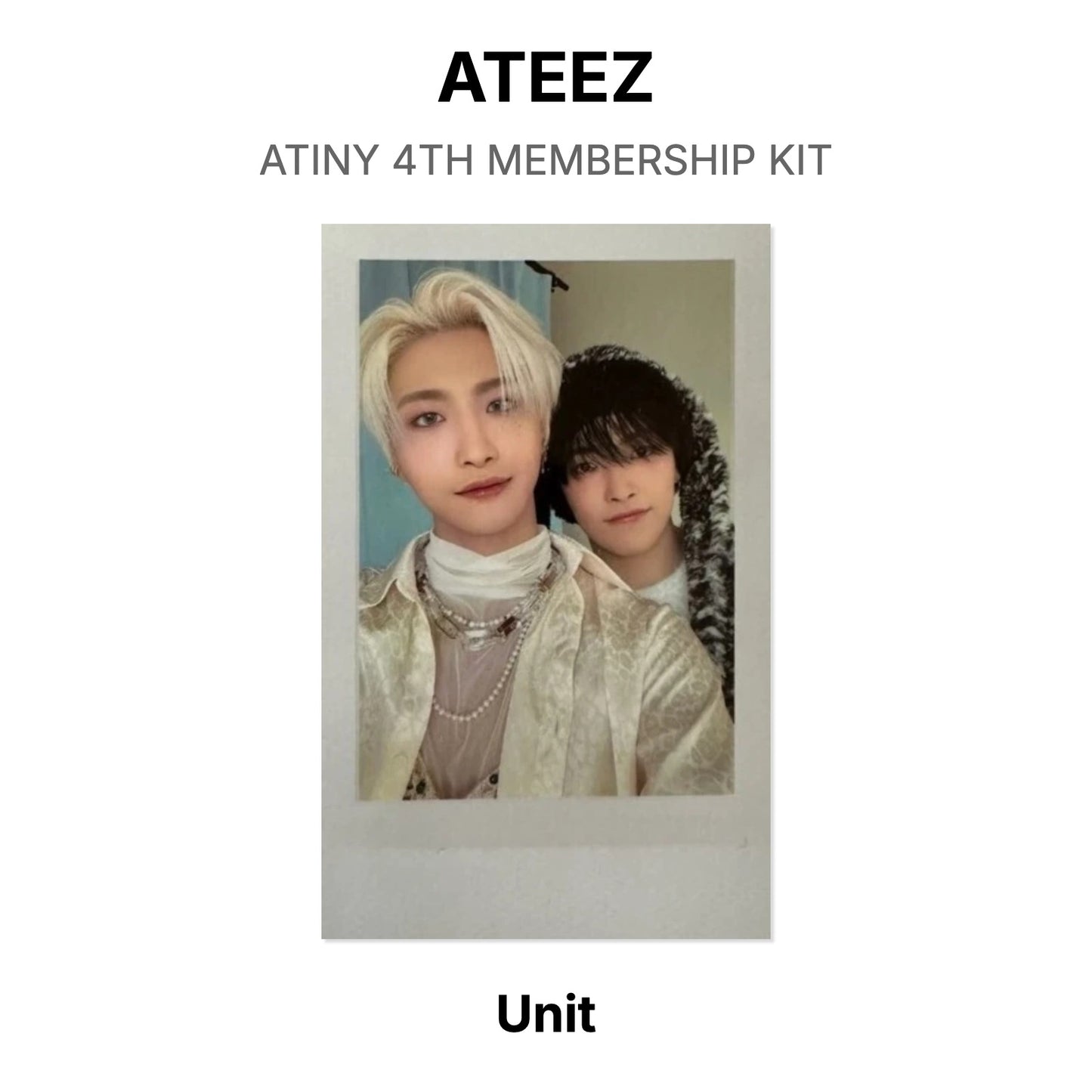 ATEEZ ATINY 4TH MEMBERSHIP KIT 官方小卡