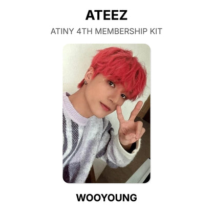 ATEEZ ATINY 4TH MEMBERSHIP KIT 公式フォトカード
