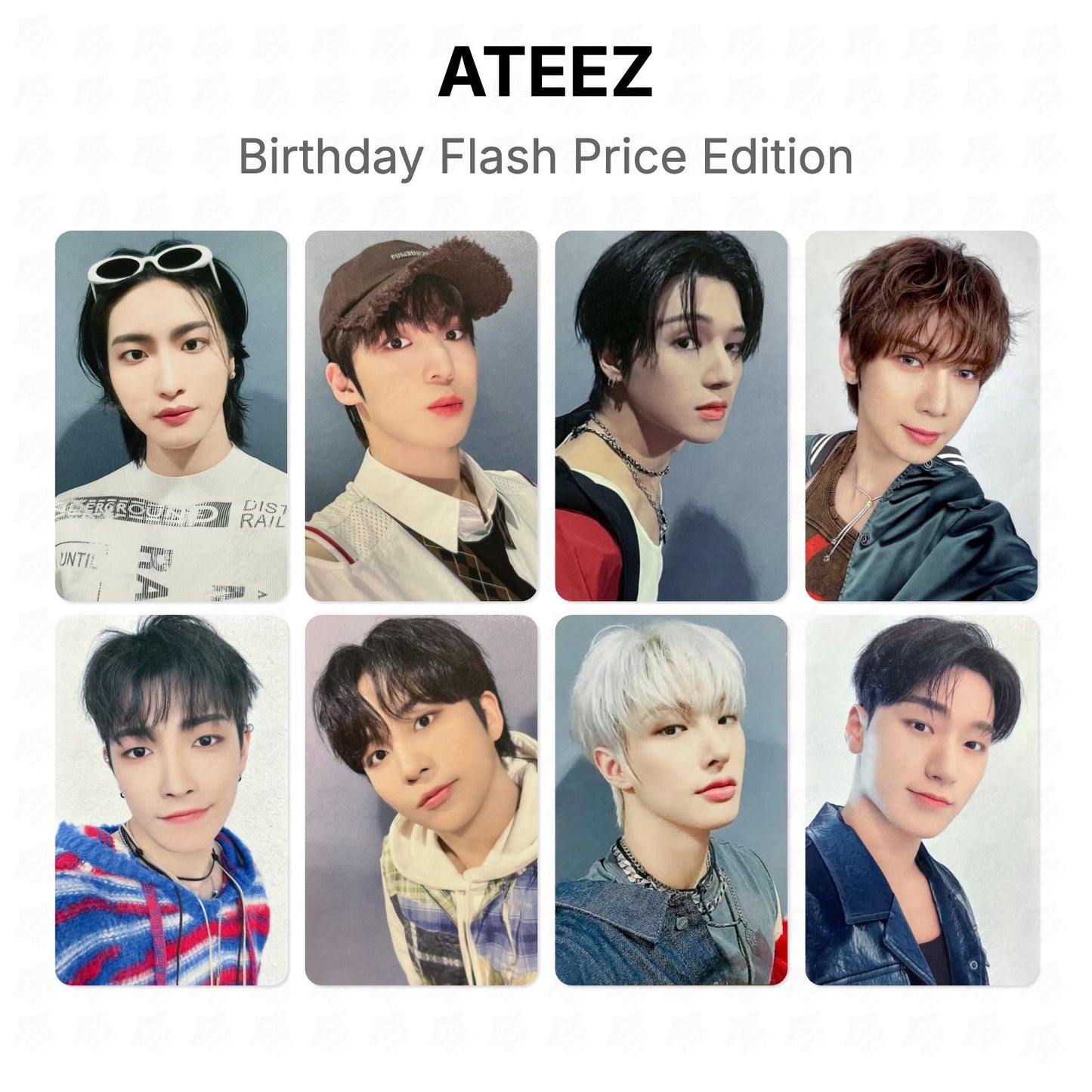 ATEEZ Birthday Flash Price Edition Official Photocard