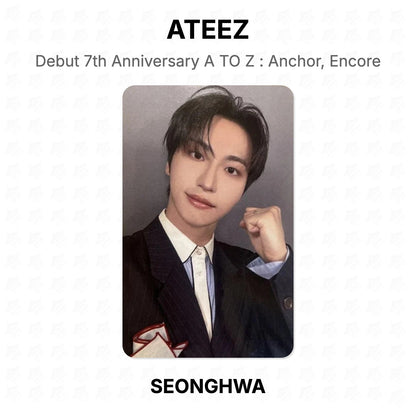 ATEEZ Debut 7th Anniversary A TO Z : Anchor, Encore Official Photocard