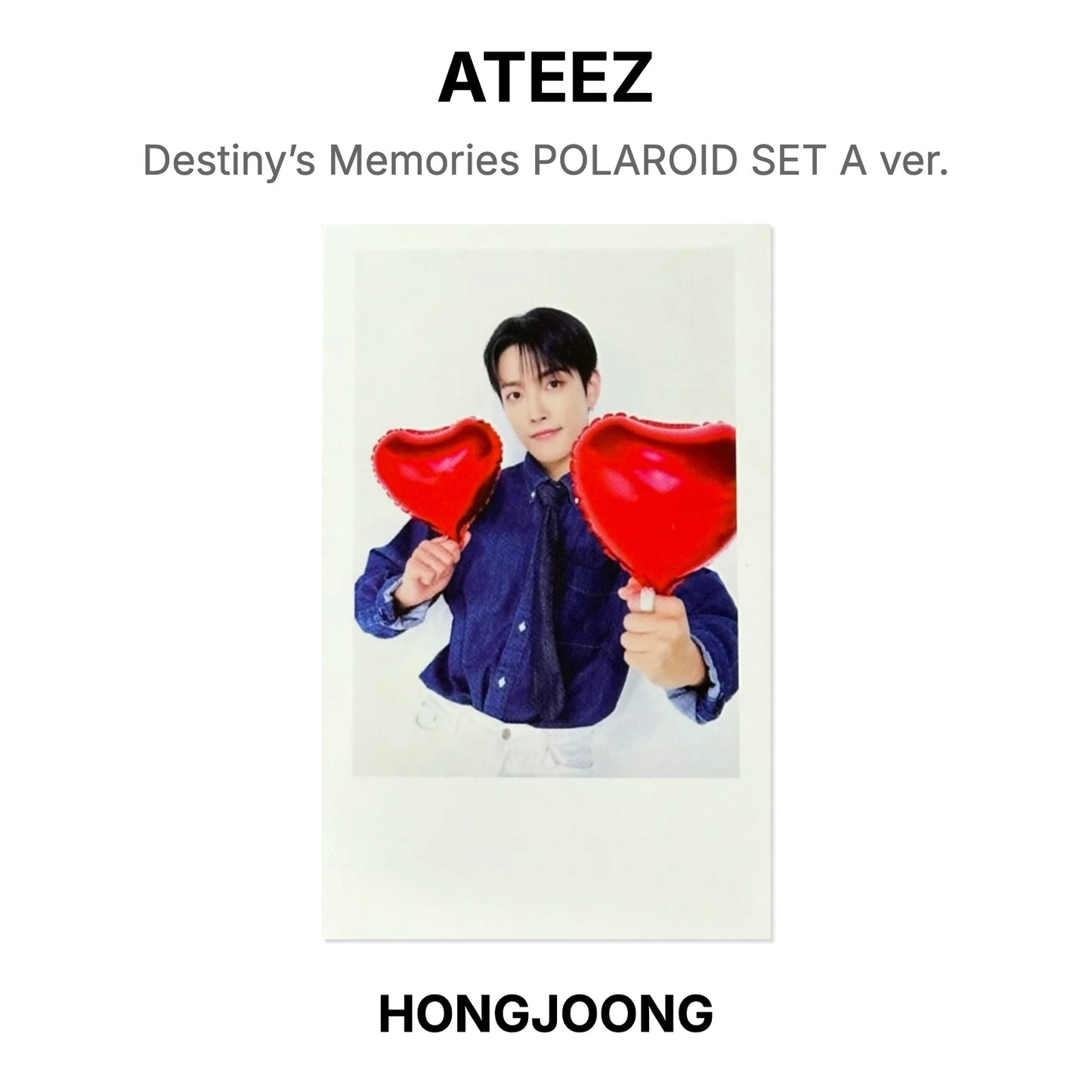 ATEEZ Destiny’s Memories POLAROID SET A ver. Official Photocard