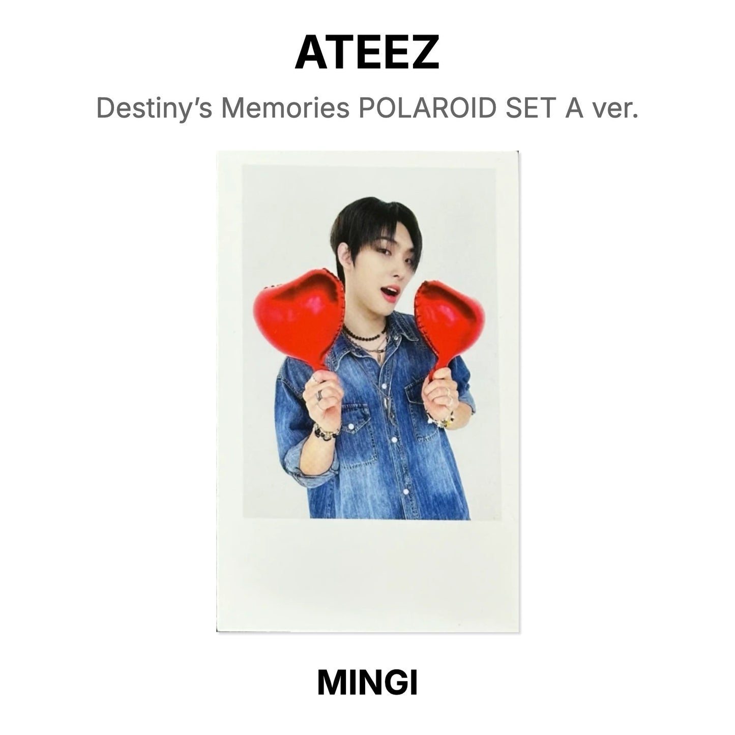 ATEEZ Destiny’s Memories POLAROID SET A ver. Official Photocard