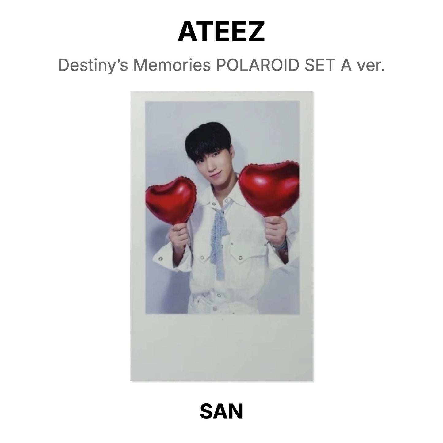 ATEEZ Destiny’s Memories POLAROID SET A ver. Official Photocard