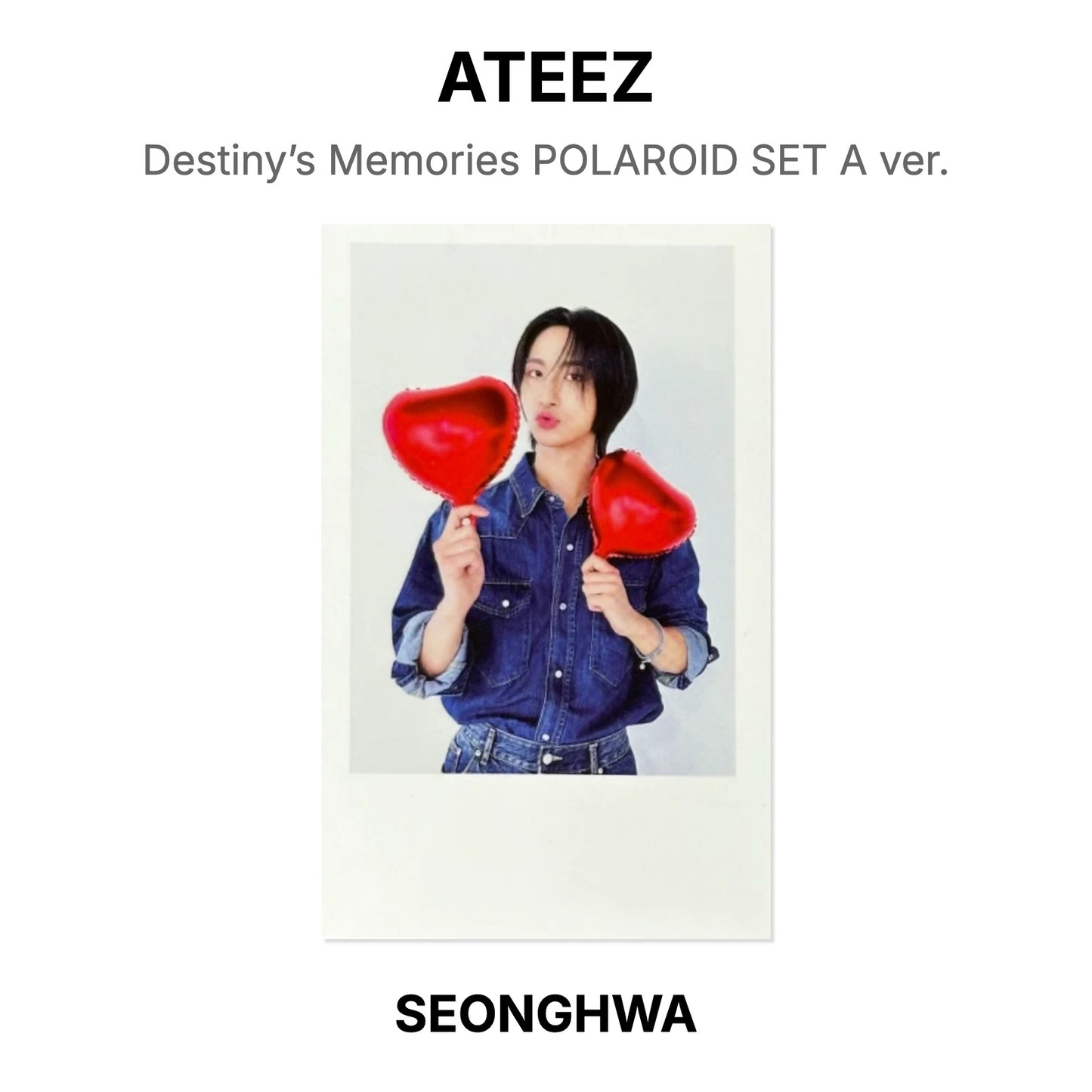 ATEEZ Destiny’s Memories POLAROID SET A ver. Official Photocard