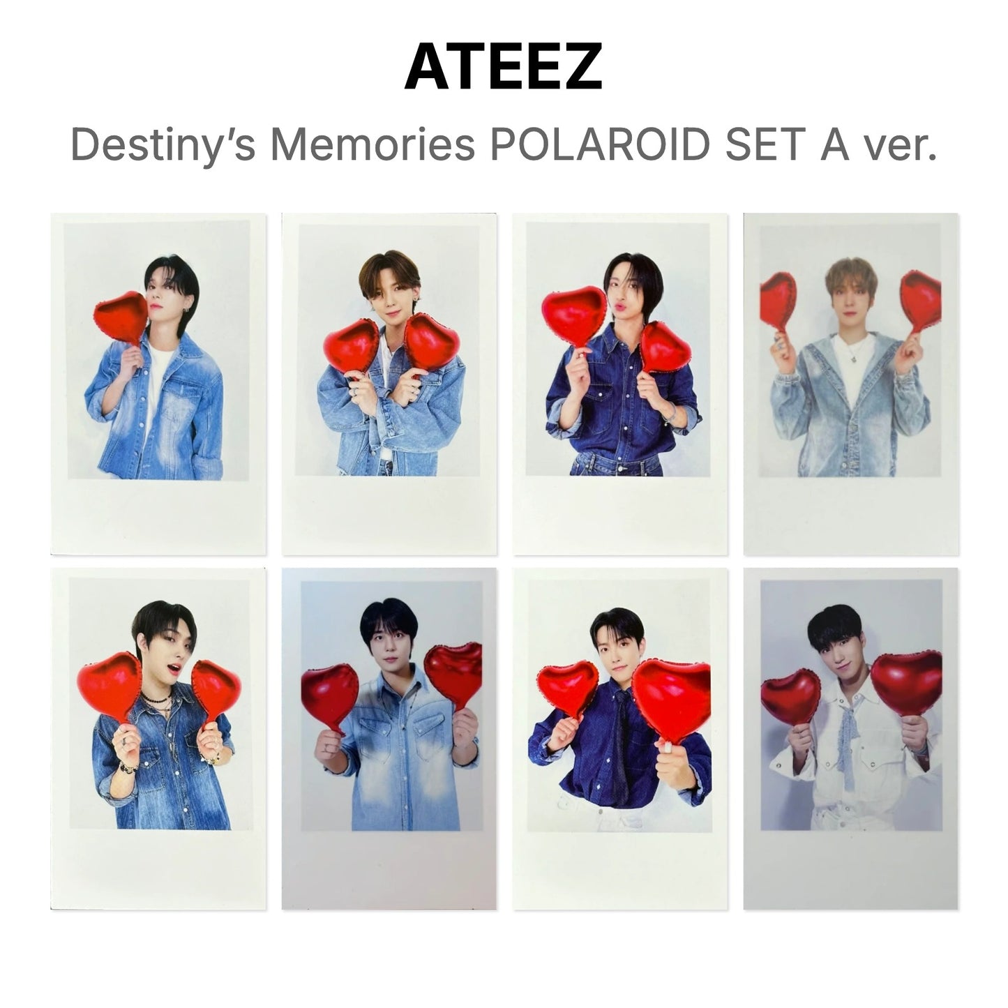 ATEEZ Destiny’s Memories POLAROID SET A ver. Official Photocard