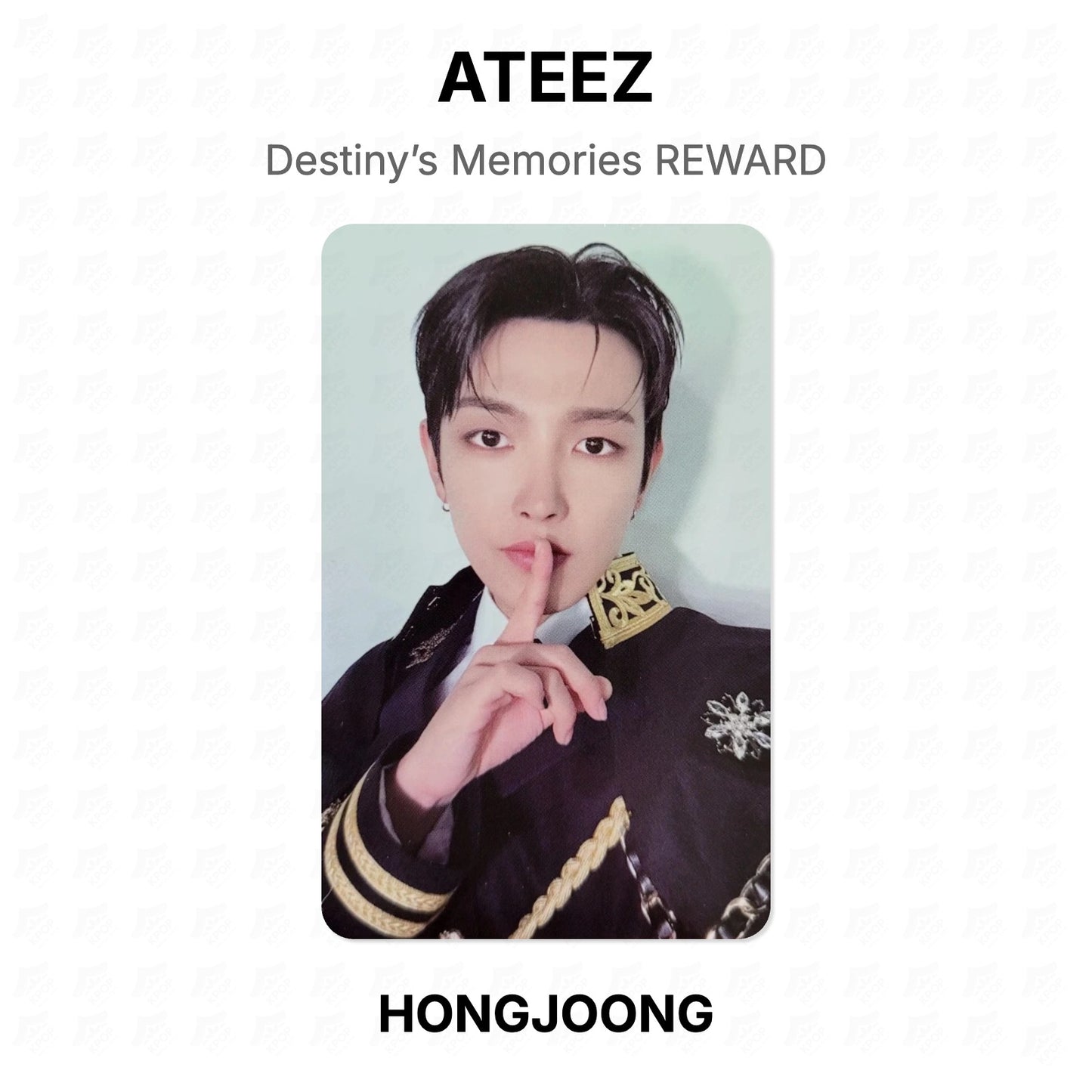 ATEEZ Destiny’s Memories REWARD Official Photocard