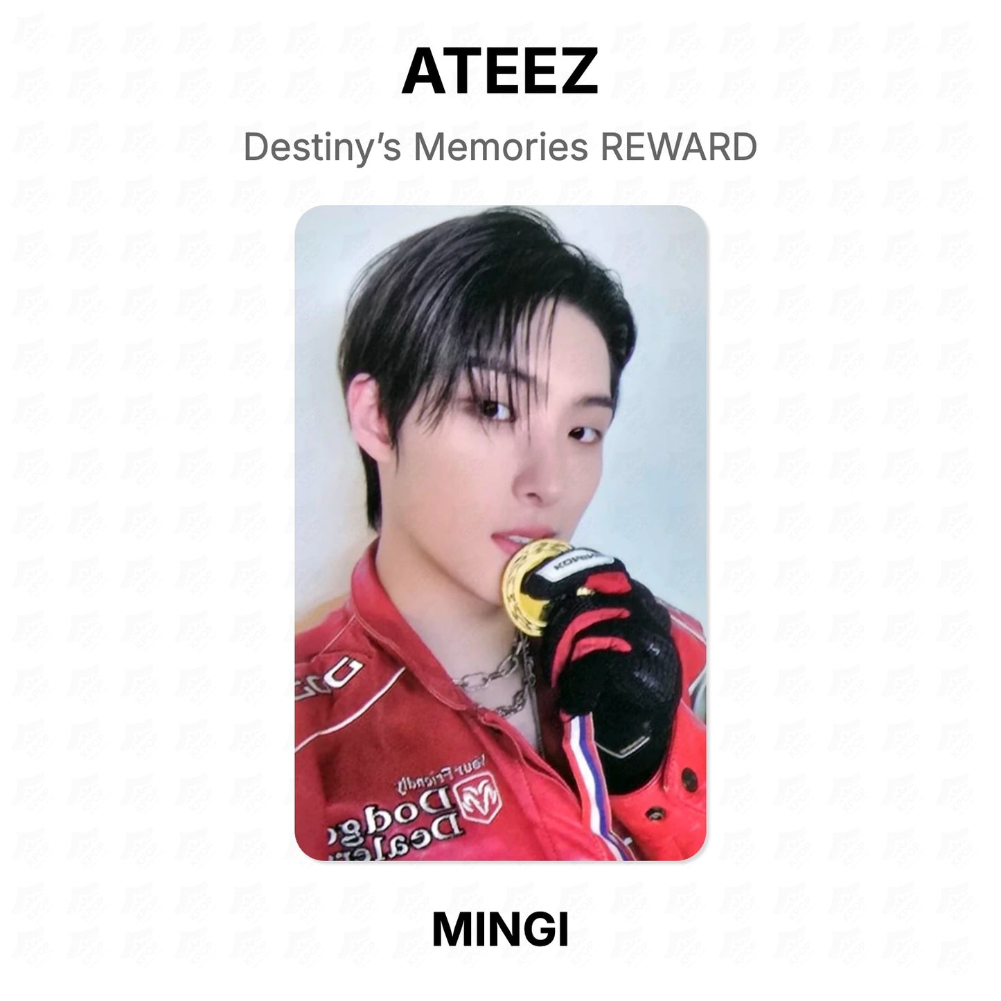 ATEEZ Destiny’s Memories REWARD Official Photocard