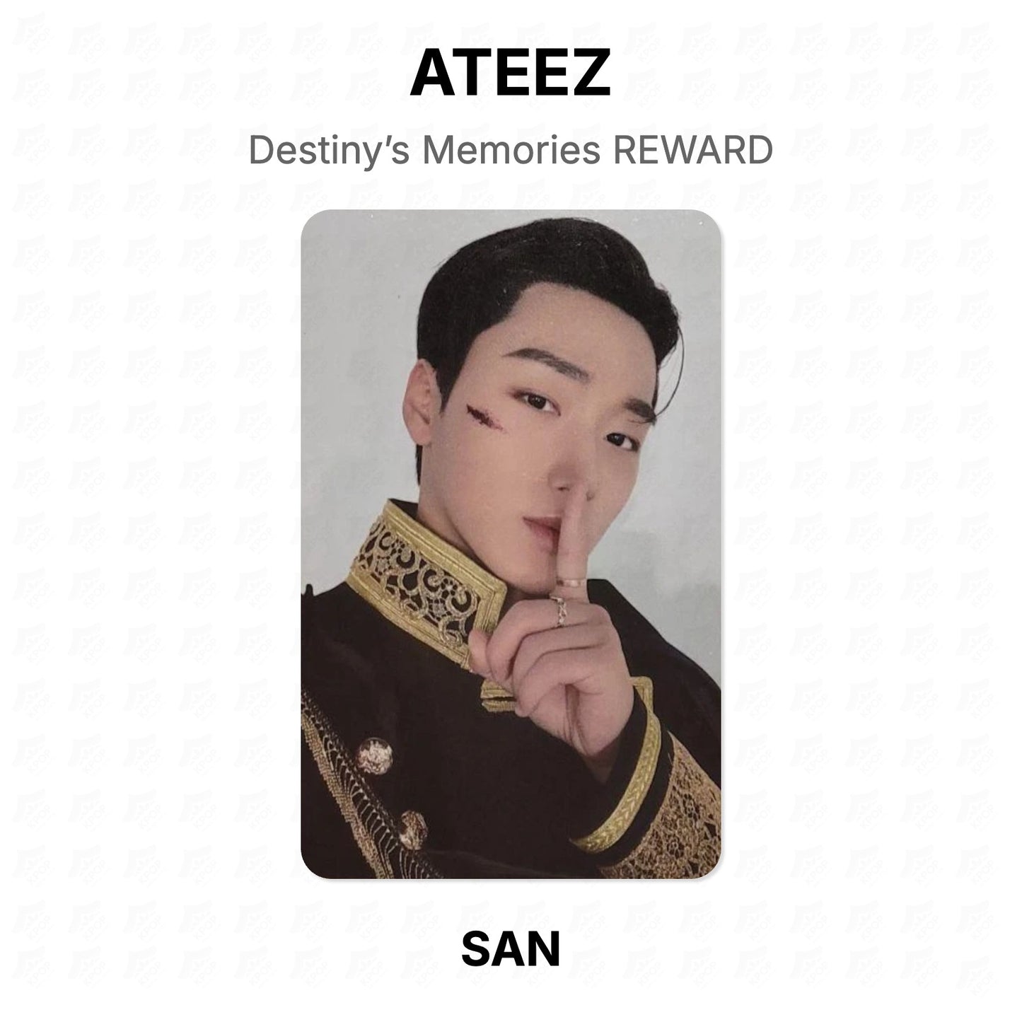 ATEEZ Destiny’s Memories REWARD Official Photocard