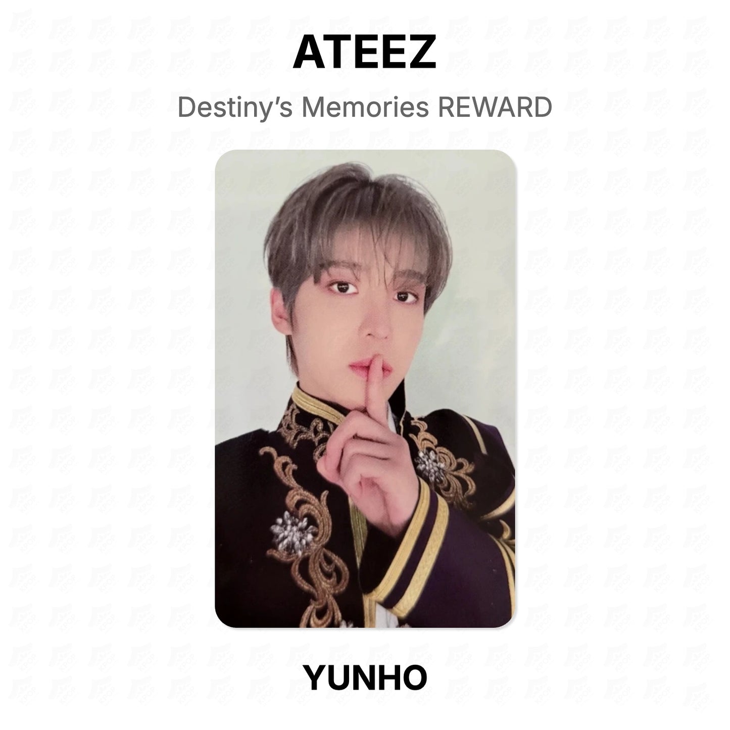 ATEEZ Destiny’s Memories REWARD Official Photocard