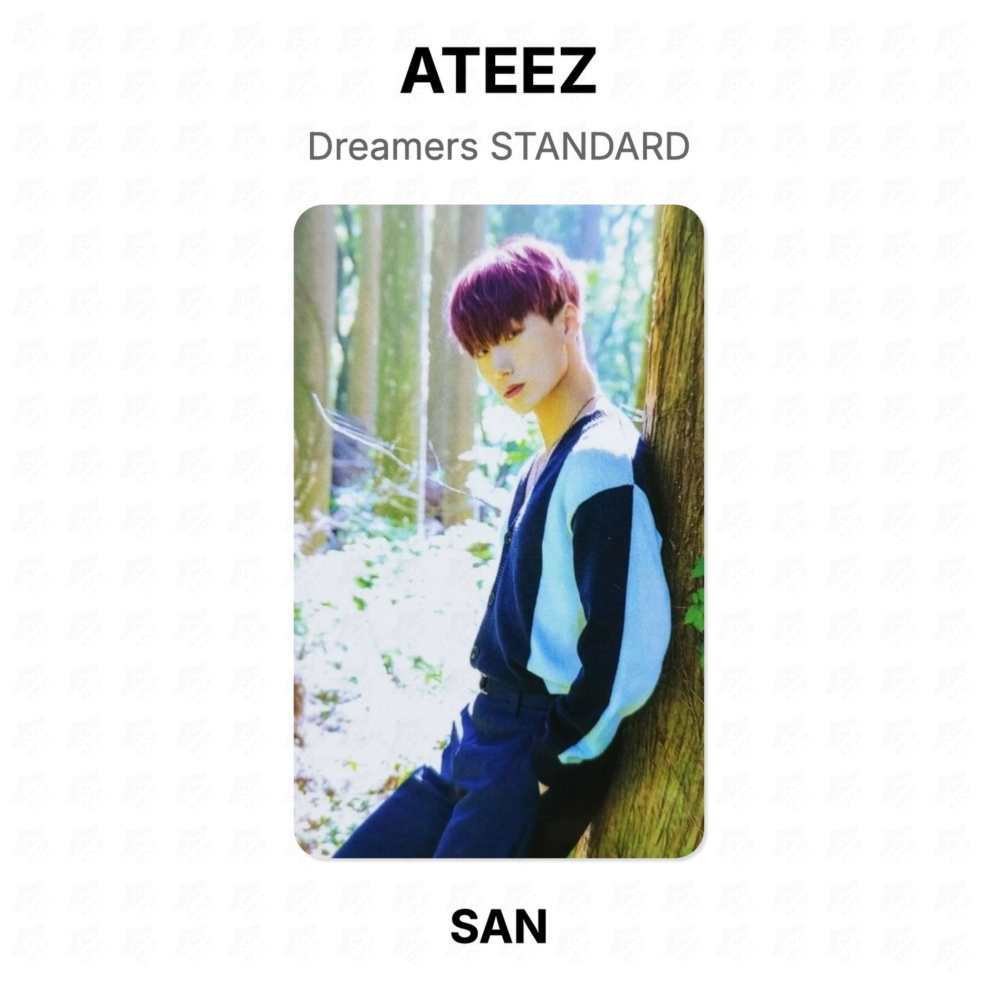 ATEEZ Dreamers STANDARD Official Photocard