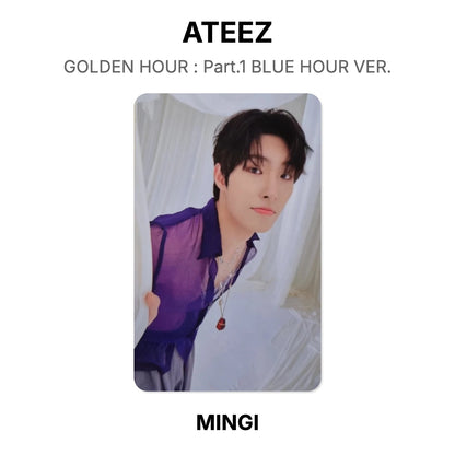 ATEEZ GOLDEN HOUR : Part.1 BLUE HOUR VER. Official Photocard