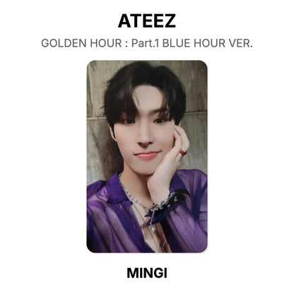 ATEEZ GOLDEN HOUR : Part.1 BLUE HOUR VER. Official Photocard