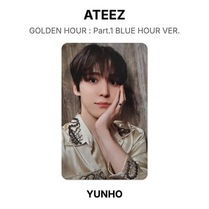 ATEEZ GOLDEN HOUR : Part.1 BLUE HOUR VER. Official Photocard