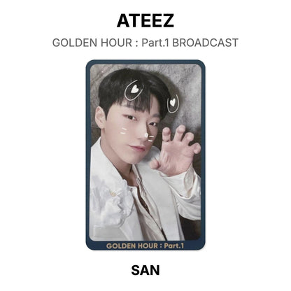 ATEEZ GOLDEN HOUR : Part.1 BROADCAST Offizielle Photocard