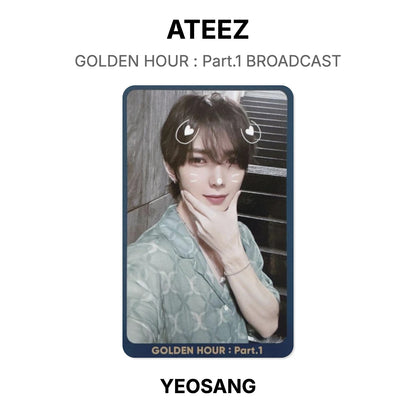 ATEEZ GOLDEN HOUR : Part.1 BROADCAST Offizielle Photocard