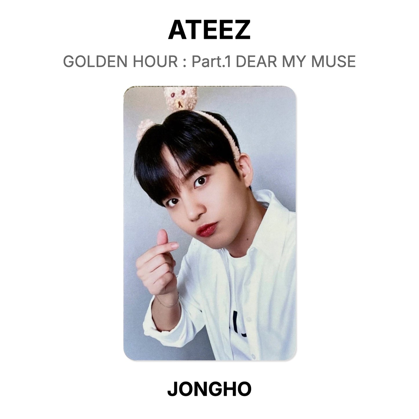 ATEEZ GOLDEN HOUR : Part.1 DEAR MY MUSE Official Photocard