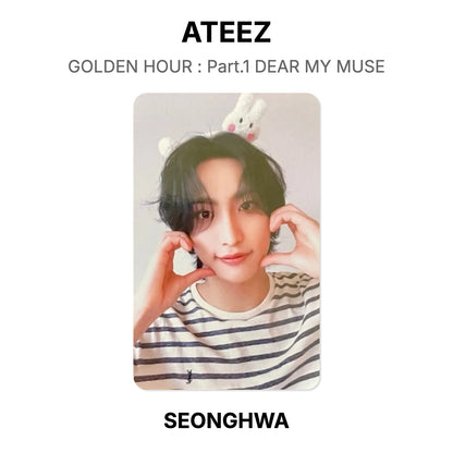 ATEEZ GOLDEN HOUR : Part.1 DEAR MY MUSE Official Photocard