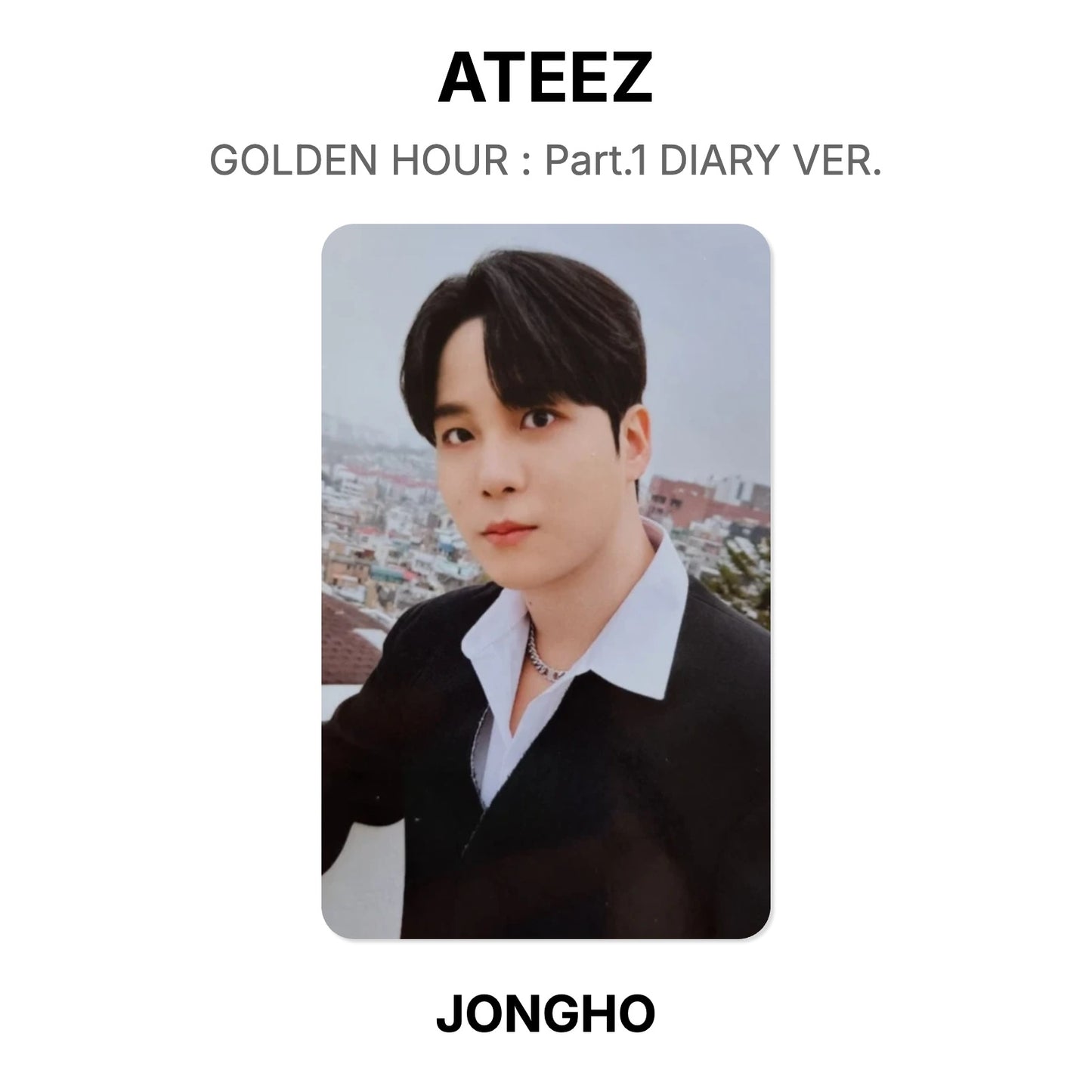 ATEEZ GOLDEN HOUR : Part.1 DIARY VER. photocard oficial