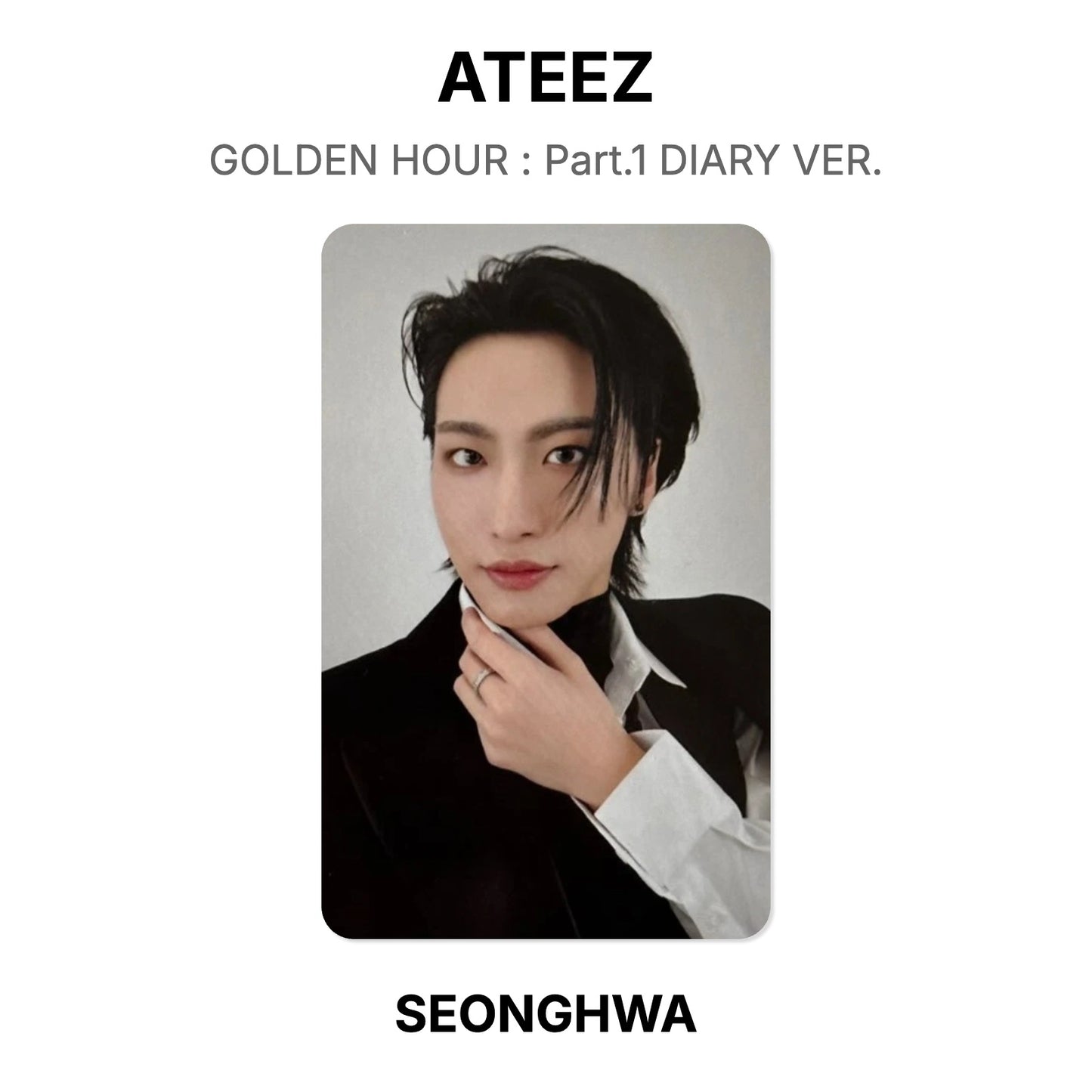 ATEEZ GOLDEN HOUR : Part.1 DIARY VER. photocard oficial