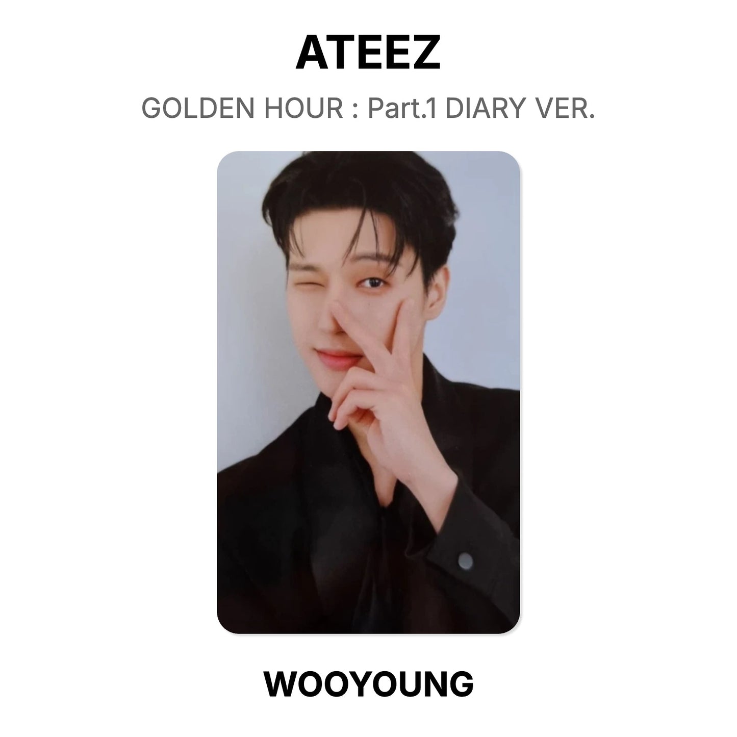 ATEEZ GOLDEN HOUR : Part.1 DIARY VER. photocard oficial