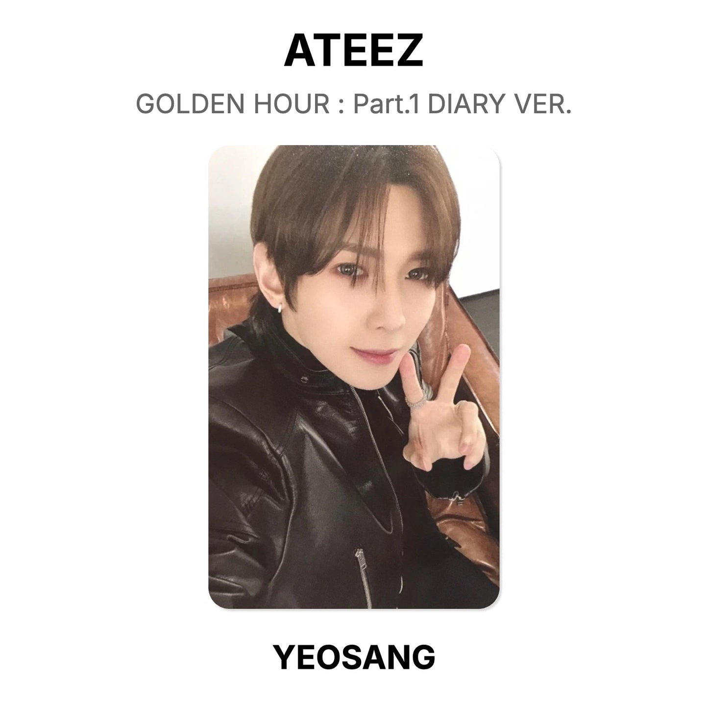 ATEEZ GOLDEN HOUR : Part.1 DIARY VER. photocard oficial