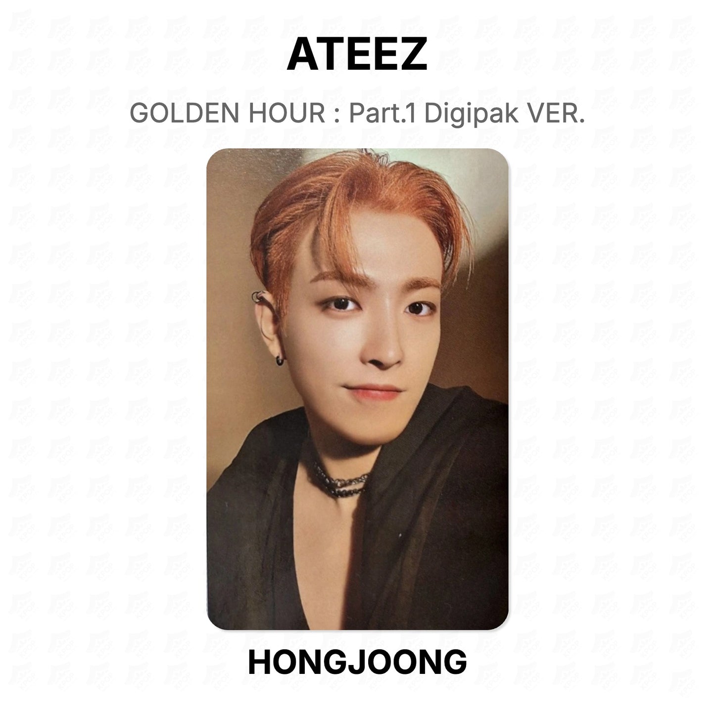 ATEEZ GOLDEN HOUR : Part.1 Digipak VER. Official Photocard