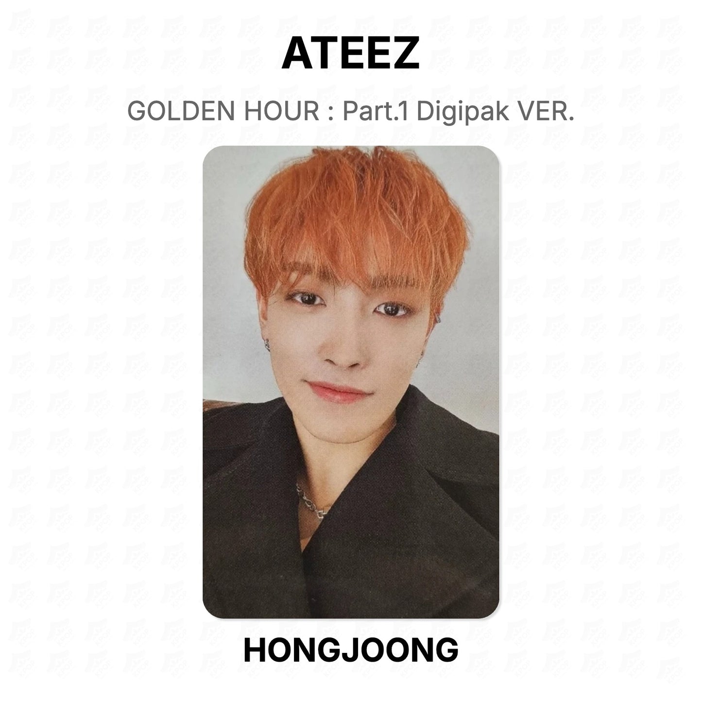 ATEEZ GOLDEN HOUR : Part.1 Digipak VER. Official Photocard