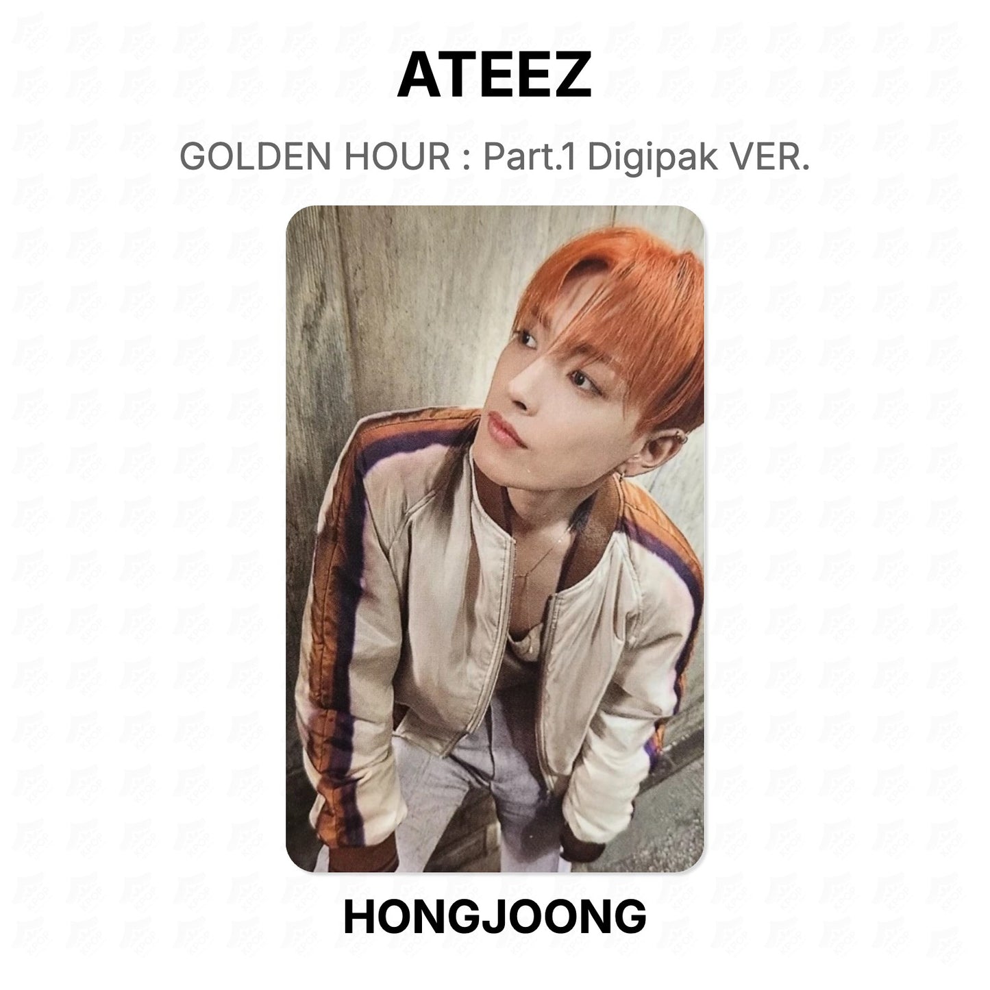 ATEEZ GOLDEN HOUR : Part.1 Digipak VER. Official Photocard