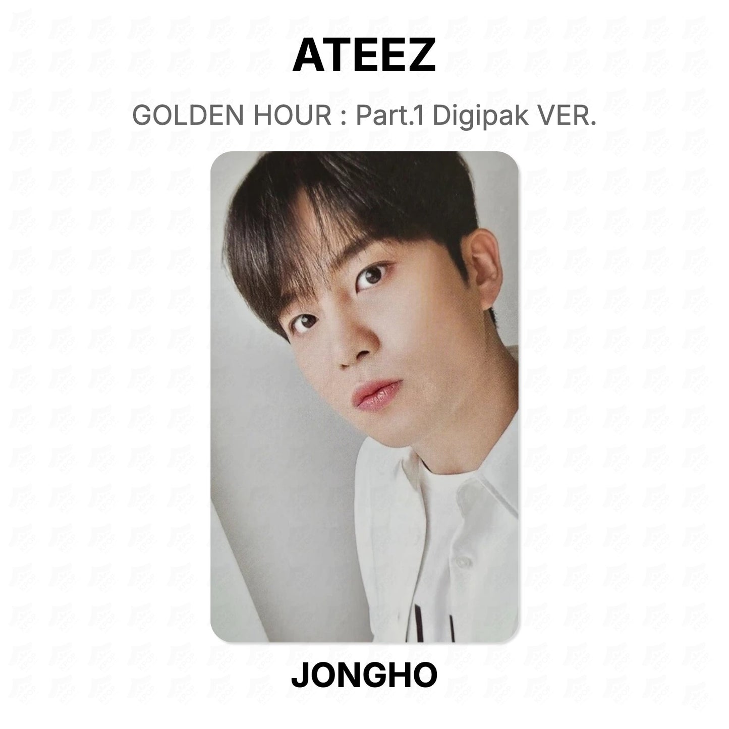 ATEEZ GOLDEN HOUR : Part.1 Digipak VER. Official Photocard