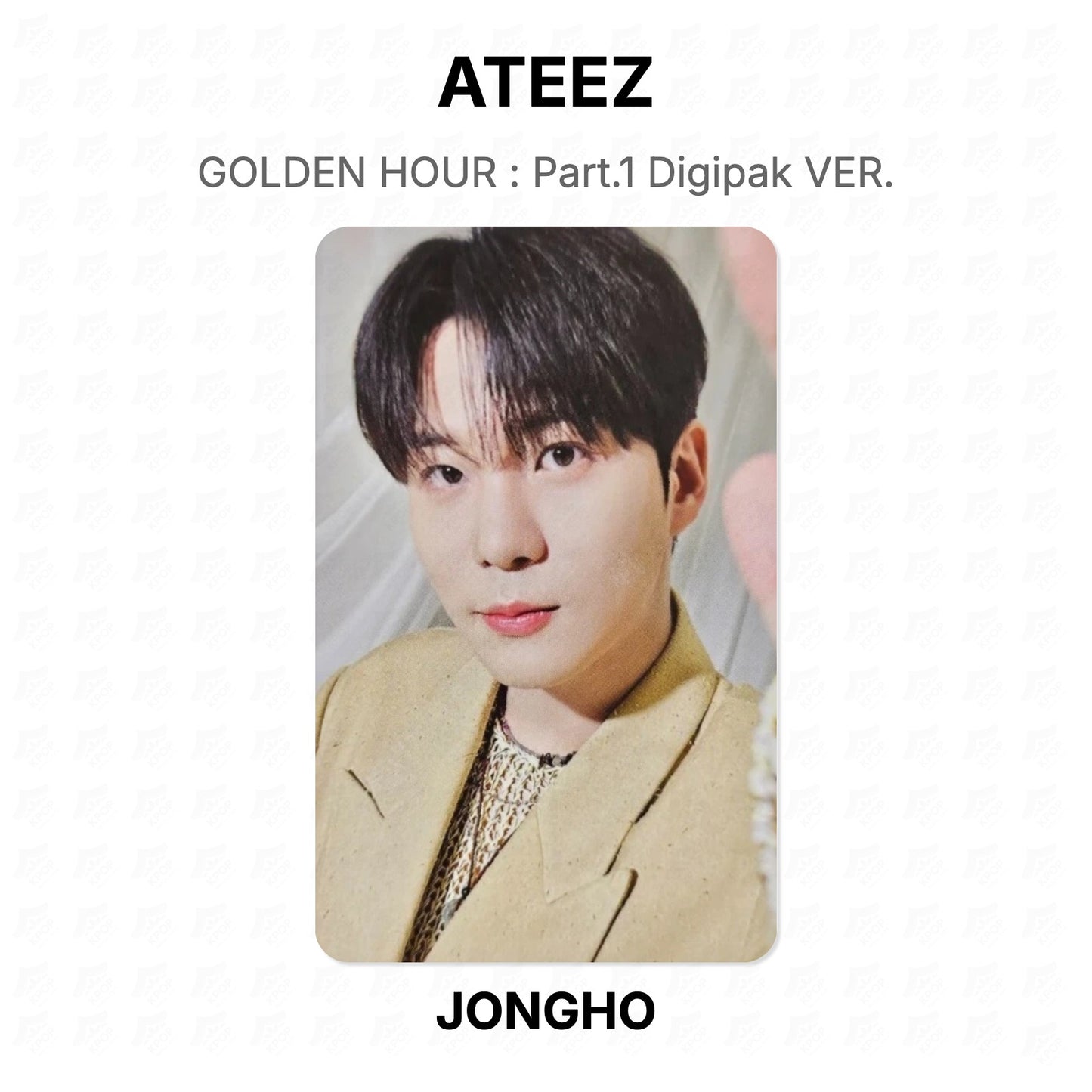 ATEEZ GOLDEN HOUR : Part.1 Digipak VER. Official Photocard